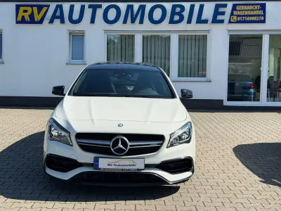 Gebraucht Mercedes CLA45 AMG Shooting Brake AMG 381 PS (280 kW) 2016 Calcitweiss/zirrusweiss Kombi