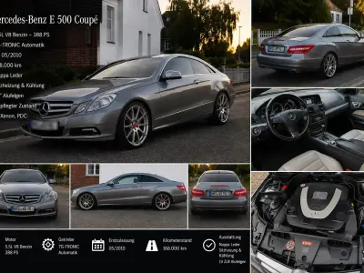 Gebraucht Mercedes E500 387 PS (284 kW) 2010 Grau Coupé