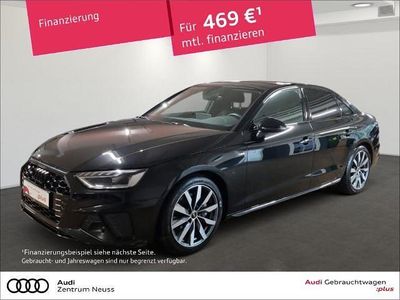 Schwarz Gebraucht 2022 Audi A4 S-Line Limousine | 30.990 € (Fairer Preis)