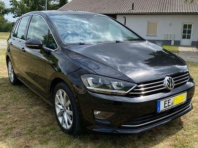 Gebraucht VW Golf Sportsvan 125 PS (91 kW) 2014 Schwarz Van / Kleinbus