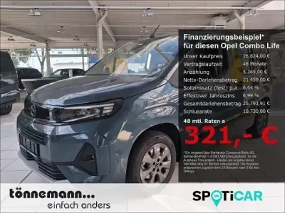 Neu Opel Combo Life 131 PS (96 kW) 2026 Blau Van / Kleinbus