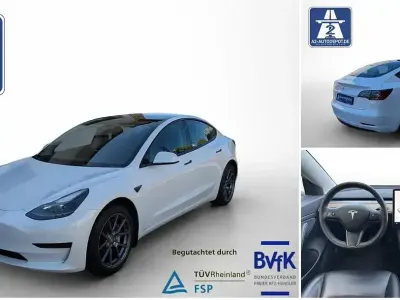 Used Tesla Model 3 Standard Range 239 kW (325 HP) 2022 White Sedan