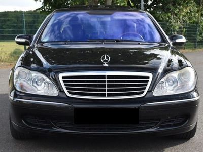 gebraucht Mercedes S500 W220Long M113 V8 MOPF 2003, AHK,NAVI,TV,LEDER