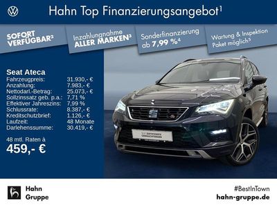 Gebraucht Seat Ateca 4Drive 190 PS (139 kW) 2020 Kristallschwarz SUV