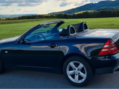 Brugt Mercedes SLK200 136 HK (100 kW) 1997 Sort Cabriolet
