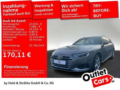 Usata Audi A4 Advanced Plus 163 CV (119 kW) 2022 Grigio Station wagon