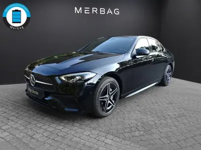 Gebraucht Mercedes C300e AMG 204 PS (150 kW) 2025 Obsidianschwarz metallic Limousine