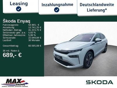 Nuova Skoda Enyaq iV 210 kW (286 CV) 2026 Bianco SUV