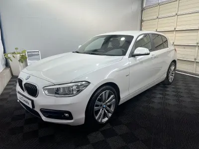 Gebraucht BMW 116 Sport Line 109 PS (80 kW) 2018 Weiß Kleinwagen