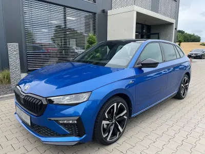 Gebraucht Skoda Scala Monte Carlo 150 PS (110 kW) 2025 Raceblau metallic Kleinwagen
