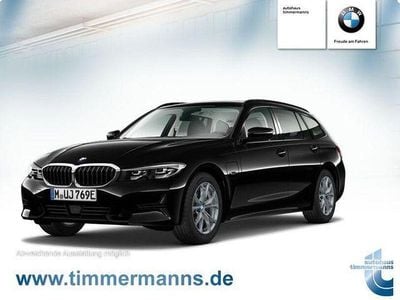 Gebraucht BMW 320e Sport Line 204 PS (150 kW) 2022 Schwarz uni Kombi