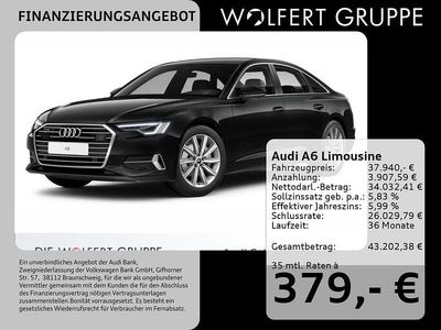 Gebraucht Audi A6 Sport 204 PS (150 kW) 2023 Mythosschwarz metallic Limousine