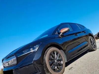 Gebraucht Skoda Enyaq iV 194 kW (265 PS) 2021 Schwarz SUV