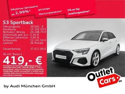 Gebraucht Audi S3 Sport 310 PS (228 kW) 2024 Gletscherweiß metallic Limousine