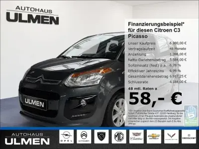 Gebraucht Citroën C3 Picasso Tendance 95 PS (69 kW) 2015 Grau Van / Kleinbus