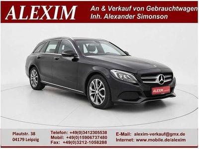 Usata Mercedes C200 Avantgarde 136 CV (100 kW) 2016 Nero Station wagon