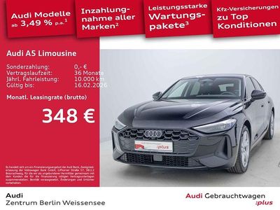 Mythosschwarz metallic Gebraucht 2025 Audi A5 Basis Coupé | 41.989 € (Superpreis)