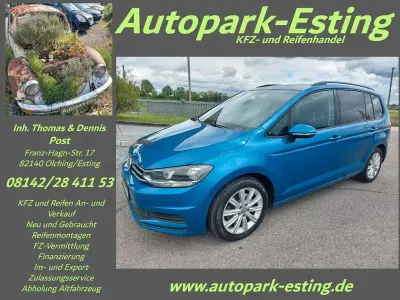 Gebraucht VW Touran Comfortline 110 PS (80 kW) 2017 Blau Van / Kleinbus