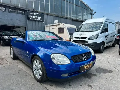 Gebraucht Mercedes SLK230 193 PS (141 kW) 1999 Blau Cabrio