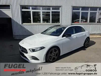 Used Mercedes A250 AMG line 224 HP (164 kW) 2022 White Sedan