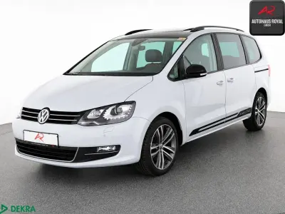 Gebraucht VW Sharan Style 150 PS (110 kW) 2019 White silver Van / Kleinbus