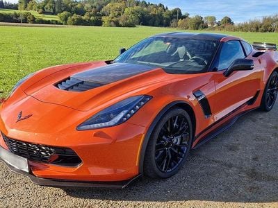 Second-hand Corvette Z06 659 CP (484 kW) 2019 Portocaliu Coupe