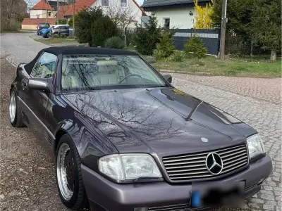 Gebraucht Mercedes SL500 AMG 326 PS (239 kW) 1991 Violet Cabrio