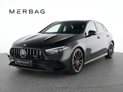 Gebraucht Mercedes A35 AMG Premium 306 PS (225 kW) 2023 Metalliclack kosmosschwarz Limousine