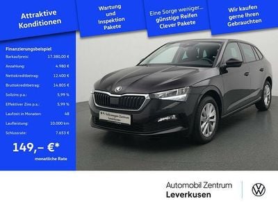 Gebraucht Skoda Scala 95 PS (69 kW) 2023 Schwarz / blackmagic met. Kleinwagen