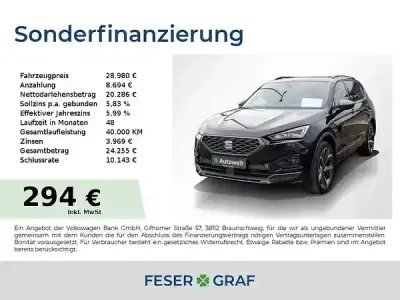 Gebraucht Seat Tarraco FR 200 PS (147 kW) 2023 Deep schwarz metallic SUV