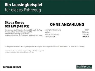 Usata Skoda Enyaq iV 108 kW (148 CV) 2023 Blu SUV