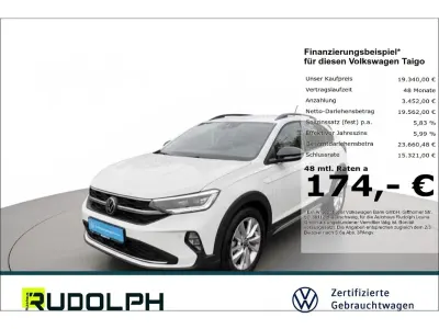 Gebraucht VW Taigo Move 95 PS (69 kW) 2023 Pure white (weiss) SUV