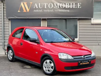 Gebraucht Opel Corsa Njoy 90 PS (66 kW) 2003 Rot Kleinwagen