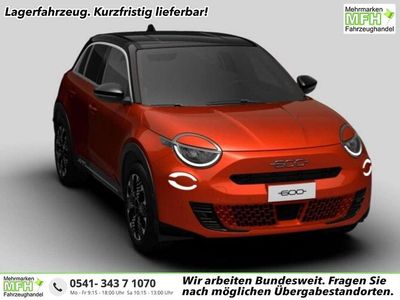 Neu Fiat 600 La Prima 110 PS (80 kW) 2025 Sole orange metallic /... SUV