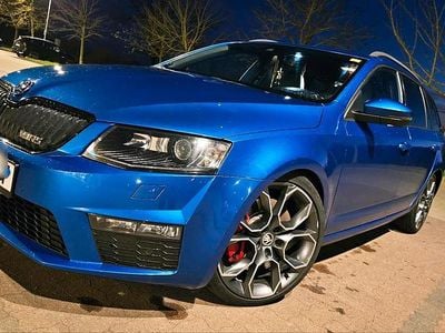Gebraucht Skoda Octavia vRS 184 PS (135 kW) 2014 Blau Kleinwagen