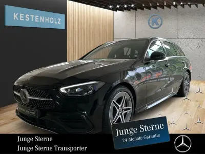 Gebraucht Mercedes C220 AMG 200 PS (147 kW) 2023 Unilack schwarz uni Kombi