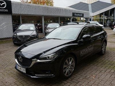 Jet black Gebraucht 2024 Mazda 6 Exclusive-Line Kombi | 31.489 € (Fairer Preis)