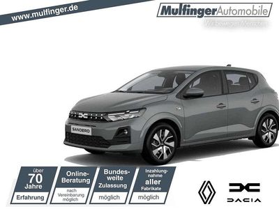 Neu Dacia Sandero Expression 101 PS (74 kW) 2025 Schiefergrau (grau) Kleinwagen