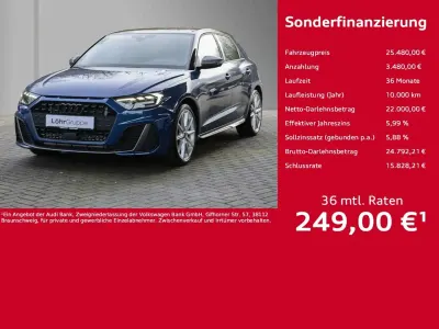 Gebraucht Audi A1 Sportback S-Line 207 PS (152 kW) 2023 Blau Kleinwagen