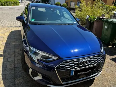 Brugt Audi A3 Advanced 150 HK (110 kW) 2021 Blå Sedan