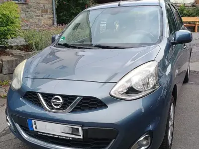 Gebraucht Nissan Micra Acenta 80 PS (58 kW) 2014 Blau Kleinwagen