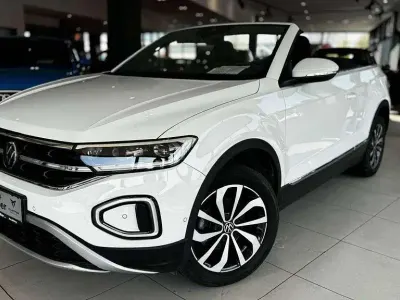 Gebraucht VW T-Roc Cabriolet Style 150 PS (110 kW) 2022 Weiß Cabrio