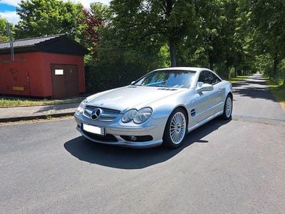 Usata Mercedes SL350 AMG 245 CV (180 kW) 2003 Argento Cabrio