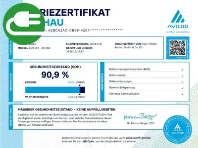 Gebraucht Nissan Leaf N-Connecta 110 kW (150 PS) 2023 Schwarz Kleinwagen