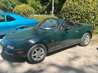 Gebraucht Mazda MX5 90 PS (66 kW) 1996 Grün Cabrio