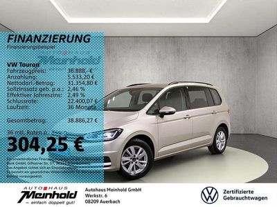 Ivory silver metallic Gebraucht 2024 VW Touran Comfortline Van / Kleinbus | 36.888 € (Etwas zu teuer)