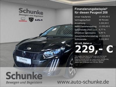 Schwarz Gebraucht 2024 Peugeot 208 Active Kleinwagen | 15.450 € (Fairer Preis)