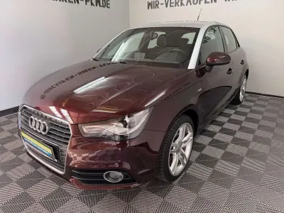 Usata Audi A1 Sportback Exclusive 122 CV (89 kW) 2012 Rosso Utilitaria