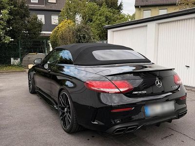 Second-hand Mercedes C63 AMG AMG 476 CP (350 kW) 2017 Negru Cabrio
