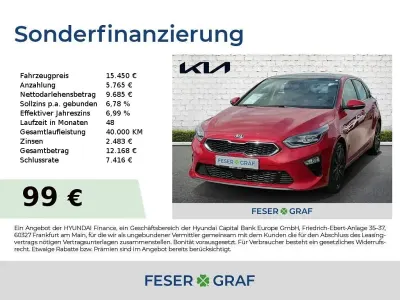 Gebraucht Kia Ceed Spirit 140 PS (102 kW) 2019 Rot Kleinwagen